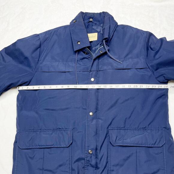 ST JOHN'S BAY Men's Blue Insulated Winter Coat size Large - Picture 4 of 14